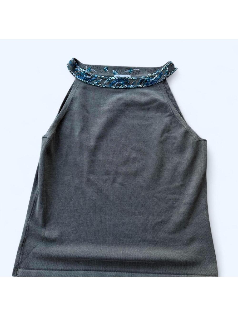 Worth Women's Grey and Blue Blous
